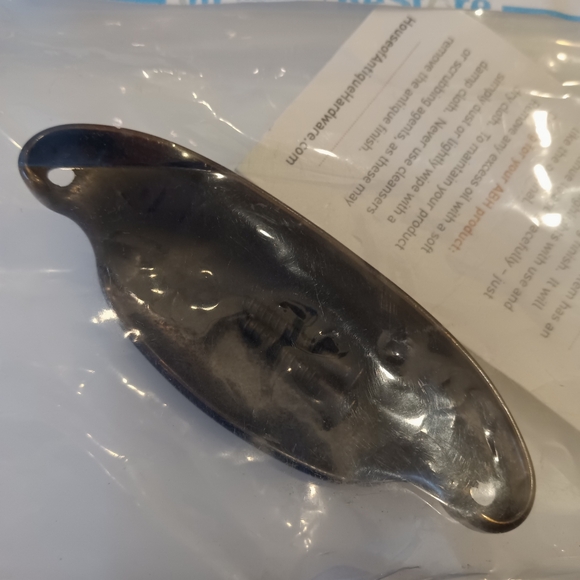 NEW House of Antique Hardware Cast Brass Oval Bin Pull Drawer Handle - Picture 7 of 7